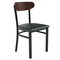 Flash Furniture Green Vinyl Seat Dining Chair with Walnut Wood Back XU-DG6V5GNV-WAL-GG - alternate 5